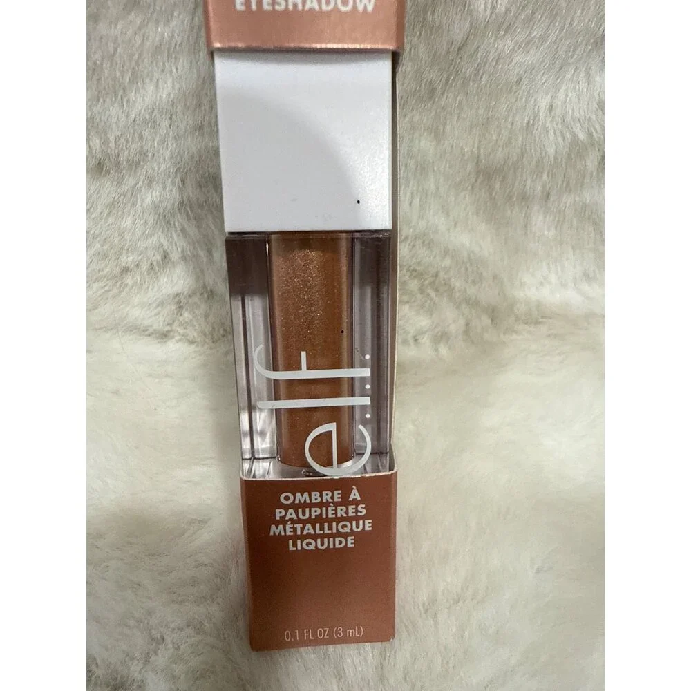 E.l.f. Liquid Metallic Eyeshadow Moon Champagne Shimmer Vegan Cruelty Free